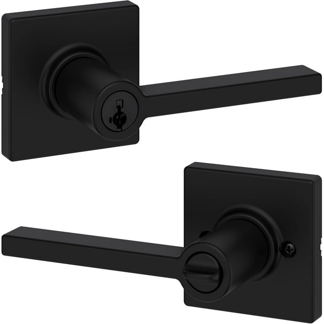 Poignée de Porte Mate Réversible Demi-Levier Factice Ne Se Retourne Pas Poignées de Porte Intérieures pour Porte de Garde-Robe Placard et Portes Françaises Poignée d'Armoire/poignées d'Armoire Déco Maison Moderne