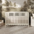 thumbnail image 2 of Dream On Me Synergy Wave 5-in-1 Convertible Crib, Cannoli Cream, 2 of 9