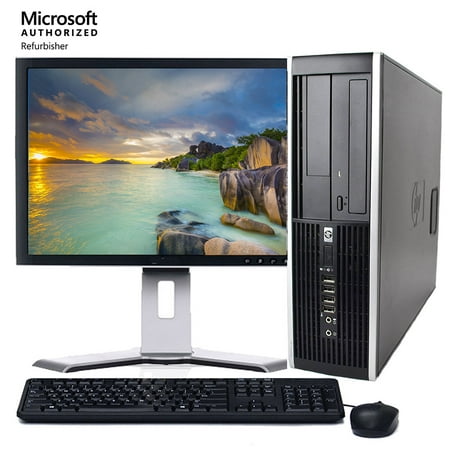 Restored HP Pro 6200 Desktop Computer Intel Processor 8GB 2TB HD Wi-Fi DVD with a 17" LCD Monitor - Windows 10 PC (Refurbished)