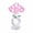 Pink, variant on Rose Crystal Flower Figurine With Vase Glass Rose Gift For Women, Wife, Girlfriend, Mom, Mother'S Day, Birthday, Wedding Anniversary, Home Desktop Decoration