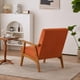 UBesGoo Mid Century Retro Accent Chair Wood Frame Arm Chair Teddy