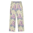 thumbnail image 2 of FORMRS Kids Pajama Pants with Pockets Size 6-8Y Boys Lounge Sleep Bottoms, Roller Disco, 2 of 8