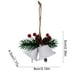 thumbnail image 3 of Adornos navideños de hierro, campanillas de colores, colgantes para árbol de Navidad, carillones de viento, regalos de Navidad., 3 of 6