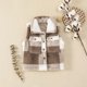 thumbnail image 2 of Abrigo De Invierno Para Niños Pequeños, Chaquetas De Abrigo Para Niños Y Niñas, Chaqueta Informal A Cuadros Versátil A La Moda, Chaleco Cálido Grueso, Abrigo Caqui Odeerbi LM103-5126, 2 of 9