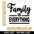 thumbnail image 2 of Family is Everything Self-Inking Rubber Stamp Ink Stamper - Yellow Ink - Small 1 Inch, 2 of 7