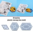 thumbnail image 7 of Ongmies DIY Silicone Mould Clearance Storage Hexagon Storag Crystal Epoxy DIY Box Manual Home DIY tools home D, 7 of 7
