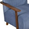 thumbnail image 3 of Lexicon Ezra Corduroy Accent Chair in Blue, 3 of 9