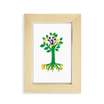 thumbnail image 1 of Brazil Ancestral Faly Flag Roots Desktop Display Photo Frame Picture Art Painting 5x7 inch, 1 of 3