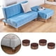 thumbnail image 5 of Protectores de pies de muebles Yotijar para sofá de escritorio de oficina Marrón 60x32mm, 5 of 10