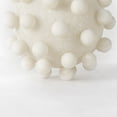 thumbnail image 5 of HomeRoots 392545 6 in. Knobby Nubs Resin Sphere Decor, Ivory & White, 5 of 5