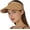Khaki, variant on Natural Straw Beach Visor Hat for Women, SPF 50 UV Protection, One Size Fits Most