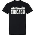 thumbnail image 3 of Inktastic Chicago Skyline Grunge T-Shirt, 3 of 5