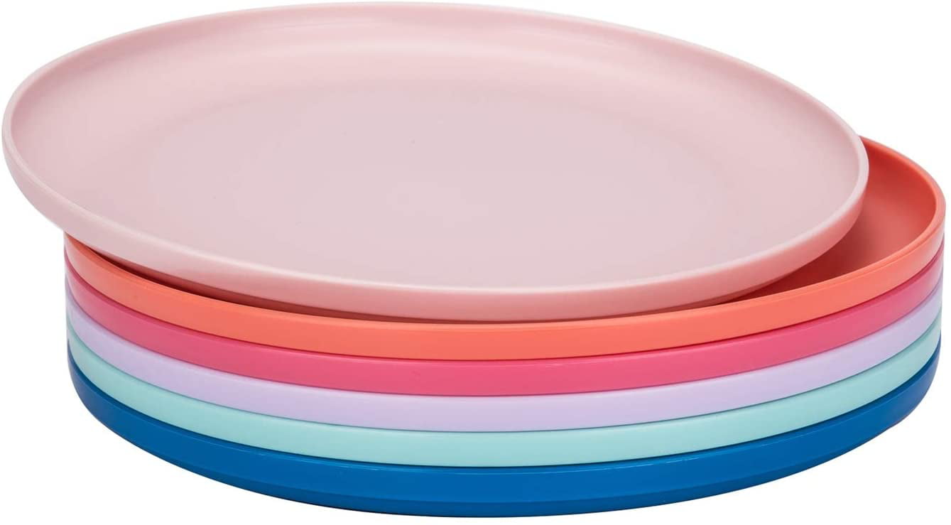 Unbreakable and Reusable 9,75inch Plastic Dinner Plates