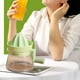 thumbnail image 5 of Exprimidor manual de cítricos | Exprimidor de mano para limón y naranja con vaso medidor y rallador integrados | Diseño ligero y portátil de plástico | Extractor de frutas fácil de limpiar para, 5 of 8