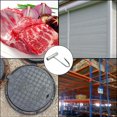 thumbnail image 4 of Gancho para mango de carne de 17 * 11 cm - Gancho para ahumador - Gancho en T de acero inoxidable - Gancho de carnicero - Transporte de carne seca ahumada secada al aire y puerta para tirar, 4 of 5