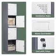 thumbnail image 4 of MIIIKO Metal Locker for Gym, School, Office, 71" Metal Storage Locker Cabinets for Employees, Students Steel Lockers Four Tier, 4 Door, 4 of 7