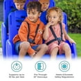 thumbnail image 6 of Foundations Gaggle Parade 4-Seat Buggy Stroller, Durable Quad Daycare Stroller with Safety Harness, Blue, 6 of 8