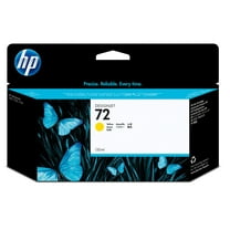 HP 72 130-ml Yellow DesignJet Ink Cartridge, C9373A
