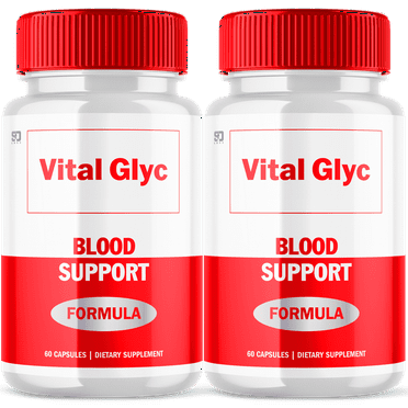 Vital Glyc Advanced Blood Support Formula Capsules, Extra Strength Glycogen Supplement 120 Capsules