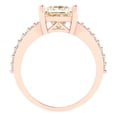 thumbnail image 4 of Solitaire with Accents Engagement Ring for Women - 2.48ct Natural Morganite in 14K Rose Gold Promise Ring, 4 of 6