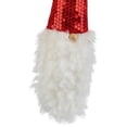 thumbnail image 4 of Northlight Santa Head with Sequin Hat Christmas Ornament - 11" - Red, 4 of 6