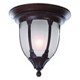 thumbnail image 1 of Acclaim 5063BW Suffolk Collection 1-Light Ceiling Mount Outdoor Fixture, Burled Walnut, 1 of 3