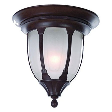 Acclaim 5063BW Suffolk Collection 1-Light Ceiling Mount Outdoor Fixture, Burled Walnut