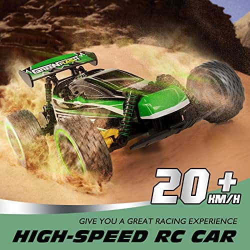 RC Racing Car, 2.4Ghz de alta velocidad Control Remoto Car, 1:18 2WD Toy Cars Buggy para N Tecnock Tecnock
