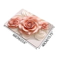thumbnail image 3 of Tyidzon Front Door Mat Flower Pattern Diatomaceous Earth Bath Mat Bathroom Water Absorption Slip Resistance Easy Clean Floor Mat Clearance!, 3 of 5