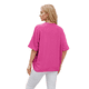 thumbnail image 4 of Cárdigan con Cuello en V y Aberturas Laterales, Rosa Brillante, Talla XXL, 4 of 10