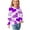 Purple, variant on Odeerbi Kids Boys Girls Long Sleeve Shirt Fall Winter Dots Printed Base Layer Undershirt Cute Print Shirts Crewneck Tops Dressy Casual Blouses Kids Clothes Black