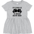 thumbnail image 3 of Inktastic Boxer Like Daddy Boxing Girls Baby Dress, 3 of 5