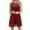 Wine, variant on Gspmoly Dresses for Women Plus Size, Women Sexy Solid Sleeveless Dress Summer Round Neck Loose Pullover Dresses Vacation Dresses for Women Deals