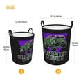 thumbnail image 5 of Large Circular Hamper Bag Monster Truck Jam Laundry Basket with Handles Bedroom Bathroom Home Medium, 5 of 8
