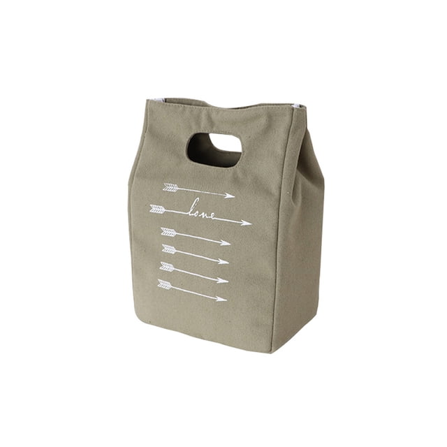 Billuyoard Bolsa de almuerzo aislada, contenedor de almacenamiento, bolso portátil para campamento, senderismo, trabajo, oficina, escuela, viajes, playa, Organizadores de utensilios de cocina Verde Billuyoard HA072598-02