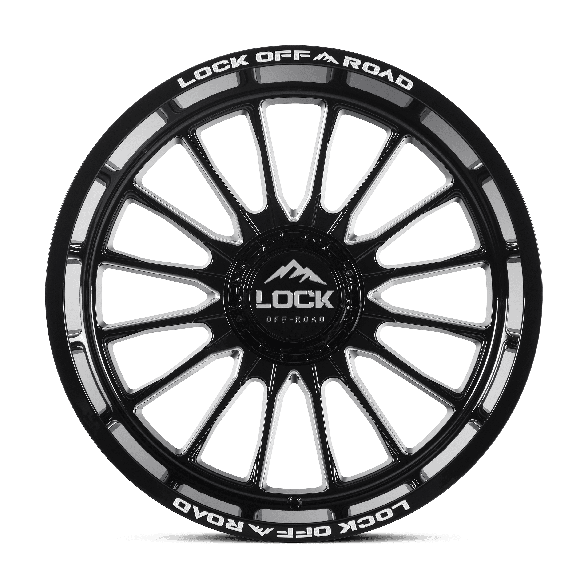 Lock Off-Road Lock Extreme Striker Gloss Black Milling 10-22