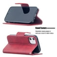 thumbnail image 2 of Allytech iPhone 12 Mini Case Wallet, PU Leather Slim Fit Magnetic Closure Hand Wrist Strap Shockproof Full Protection TPU Back Cover Shell for Apple iPhone 12 mini 5.4", Red, 2 of 6