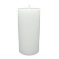thumbnail image 4 of Mainstays Unscented Pillar Candles, 3-Pack, 3x6 Inches, White, 4 of 6