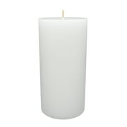 Mainstays Unscented Pillar Candles, 3-Pack, 3x6 Inches, White