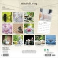 thumbnail image 2 of Mindful Living 2026 12 X 24 Inch (Hanging) Monthly Square Wall Calendar Plastic-Free, (Paperback), 2 of 9