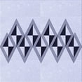 thumbnail image 1 of Ahgly Company Machine Washable Indoor Square Transitional Lavender Blue Area Rugs, 7' Square, 1 of 7