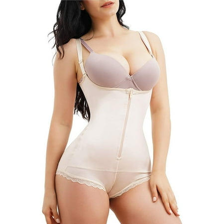 

BodySuit Body-hugging Fit Shapewear Suspender Sleeveless Underbust Butt Lifter Thigh Slimmer