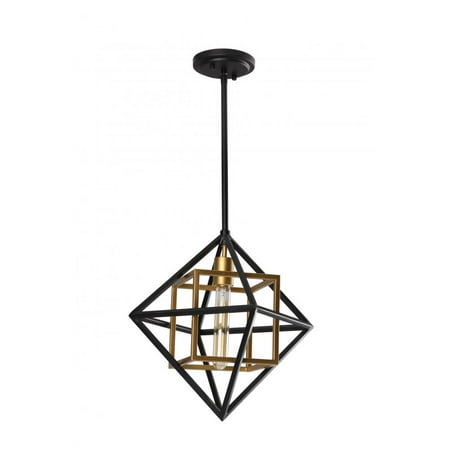 

1 Lt Pendant by Eglo 204682A in Black Gold Finish