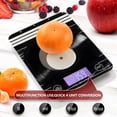 thumbnail image 5 of Disk Music Food Scale Digital Kitchen Scale Waterproof Tempered Glass Tare Function 11 lb for Baking Cooking Meal Prep, 5 of 7