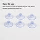 thumbnail image 4 of Billuyoard Pack of 20 Transparent Mushroom Head Hanging Tabletop PVC Mirror Cups Waterproof Windshield Tool Suction Suckers Home 2cm Almacenamiento y organización del hogar Billuyoard BFH000249-00, 4 of 6