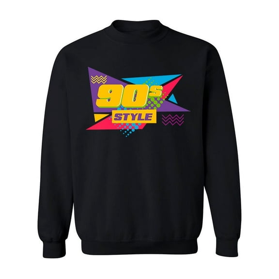 The 90s Style. Sweatshirt Men -Image by Shutterstock, Male Medium