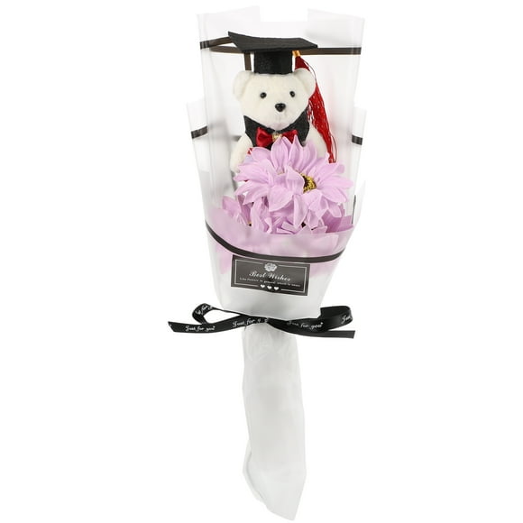Graduation Flower Bear Bouquet Lovely Grad Party Cute Bear Bouquet Graduation Party Supply