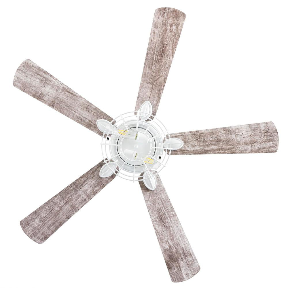 Details about   Ellard 52 in LED Brushed Nickel Ceiling Fan with Light Kit by  Home Decorators 