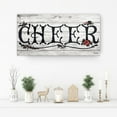 thumbnail image 4 of Ready2HangArt  'Cheer' Holiday Canvas Wall Art by Olivia Rose 16" W x 8" H, 4 of 4