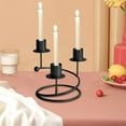 thumbnail image 5 of PEONAVET Candle Stand,Decorative Candlestick Holders for Pillar Candles,Vintage Tall Candle Sticks Stand Holder for Table, Mantel, Wedding, Housewarming Gift, Home Decor（Black） up to 65% off, 5 of 6